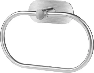 Produktbild von Edelstahl Handtuchhalter silber ohne Bohren