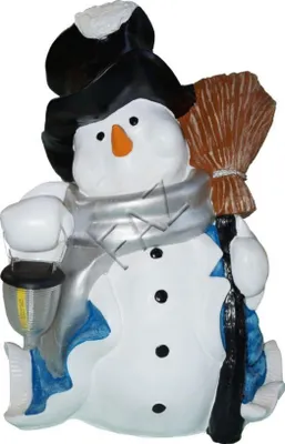 Image de Bonhomme de neige Noël Sculpture Figure Figure en pierre Statues Décoration