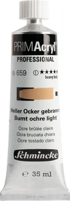 Produktbild von Heller Ocker gebrannt 35ml - PRIMAcryl Acrylfarbe Schmincke 13 659 009