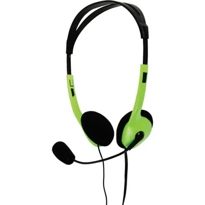 Image de Basicxl Bxl-Headset1 Casque d'écoute stéréo Vert/Noir