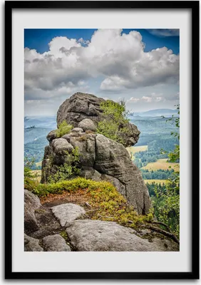 Produktbild von Bild - Bilderrahmen - 50 cm x 70 cm - MDF - Rahmen - Wandkunst Szczeliniec Wielki