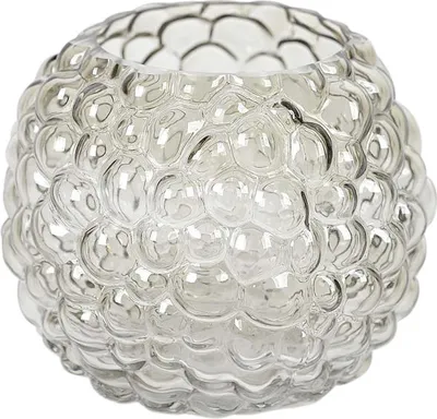 Produktbild von Rasteli Vase Kugelförmiges Glas Grau D 20 cm H 17 cm