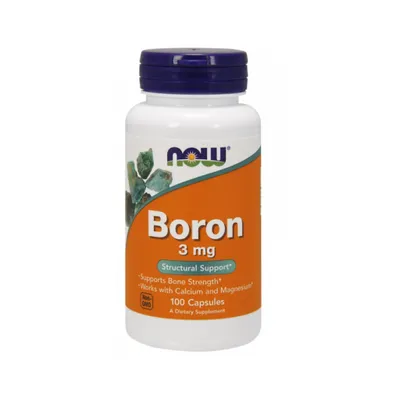 Productafbeelding van Now Foods Borium, 3 mg, 100 capsules