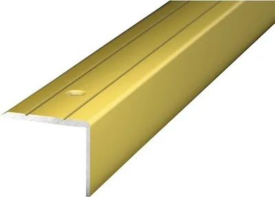 Produktbild von Prinz Winkelprofil Alu gold gelocht 24,5 x 20 x 2700 mm