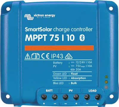 Obrázok produktu pre Victron Energy SmartSolar MPPT 75/10, 113 mm, 40 mm, 100 mm, 400 g