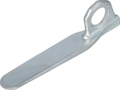 Produktbild von STUBAI Weichmetallhaken | Einschlaglänge 90 mm (F), 110 g | mit 90° gedrehtem Kopf, für Kletterer und Bergsteiger, Outdoor-Aktivitäten