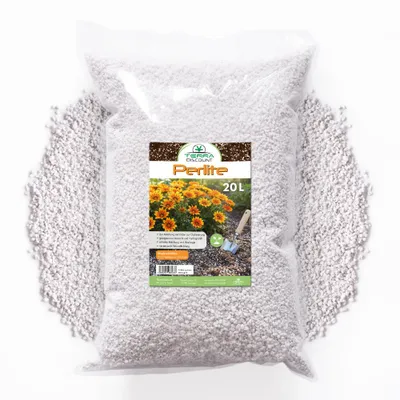 Produktbild von Perlite Premium 20 Liter – Perlit Granulat zur Bodenlockerung für Pflanzen & Blumenerde