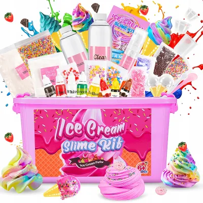 Obrázok produktu pre Sada na výrobu slizu Eis ATOPDREAM pre deti, farebná, vrátane príslušenstva, od 4 rokov