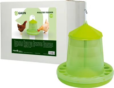 Produktbild von Geflügelfutterturm 8 kg grün zitrone