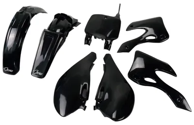 Image de UFO PLAST Kit d'habillage Pour modèles Kawasaki A noir