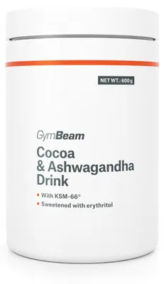 Produktbild von GymBeam - Kakao & Ashwagandha Drink, 600 g