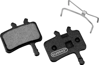 Image de Plaquettes de frein à disque Elvedes Avid Bb7/juicy (3/5/7/carbon/ultimate/ultimate 7)/promax Dc905/dc907/dc908/dsk-950 Métallique carbone Noir Noir One Size