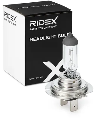 Produktbild von 1x RIDEX H7 Glühlampe Fernlicht 12V 55W 3300K PX26d Halogen 106B0065