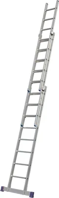 Produktbild von Goldpunkt Schiebeleiter 3-tlg. Mod. 800 - Sprossenanzahl: 3 x 8