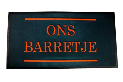 Produktbild von Barmatte Ons Barretje - Barläufer - 60 x 30 cm - Bar Dekoration - Gummi Barmatte - Abtropfmatte - Bartresenmatte