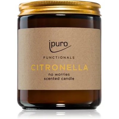Immagine prodotto di Ipuro Functionals Candela profumata alla citronella 200 g