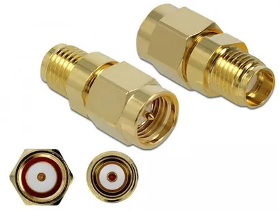 Produktbild von DELOCK Adapter SMA Stecker zu SMA Buchse 10 GHz
