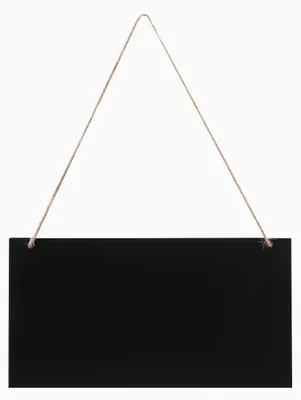 Image de Tableau effaçable à l'ardoise - À suspendre, idéal pour les notes et la décoration - 30 x 21 cm