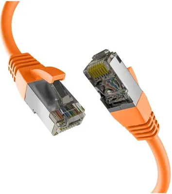 Produktbild von Efb Cat8.1 Orange 15M Rj45 Patchkabel S/Ftp Pimf