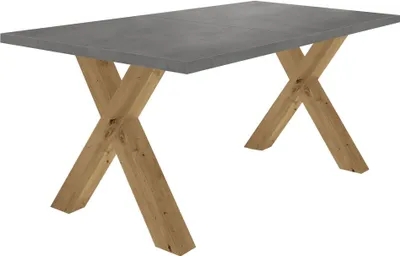 Produktbild von Esstisch ausziehbar Eike 1 140 x 90 x 75 Esszimmertisch Asteiche/Graphit 13395-140