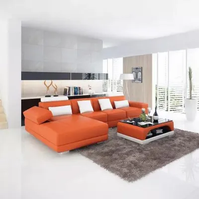 Produktbild von Ledersofa Ecksofa Polster Designer-Sofa Modernes Sofa  Ecksofa L-Form