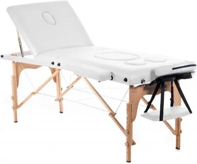 Produktbild von Famanu Massage Liege für Schwangere - 194 x 70 cm, Kunstleder, Verstellbare Kopfstütze und Höhe