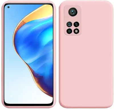 Obrázek produktu pro Pouzdro pro Xiaomi Mi 10T / Mi 10T Pro, měkké silikonové ochranné pouzdro z tekuté gumy Růžový