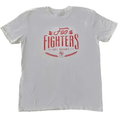 Obrázek produktu pro Foo Fighters 100% Organic (Ex-Tour) White M Tričko