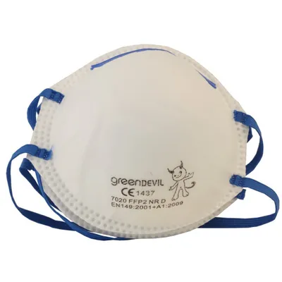 Image de Connex Ffp2 Masques anti-poussière 2 pièces Blanc/Bleu