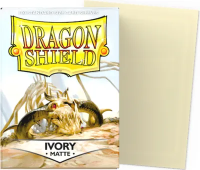 Image de Dragon Shield Standard Matte Sleeves - Ivory (100 Sleeves)