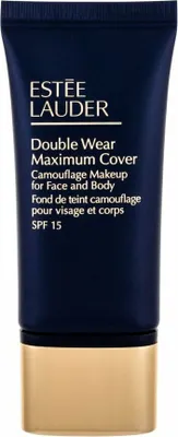 A product shot of an Estée Lauder Double Wear Maximum Cover Camouflage Makeup tube.