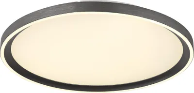 Produktbild von Globo Lighting Deckenleuchte Aluminium Gebürstet grau, LED