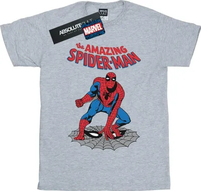 Produktbild von Marvel - "The Amazing Spider-Man" T-Shirt für Damen BI39846 (S) (Grau)
