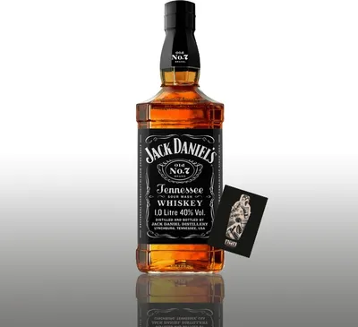 Produktbild von Jack Daniels BLACK LABEL NO. 7 TENNESSEE WHISKEY 1L (40% vol.) - [Enthält Sulfite]