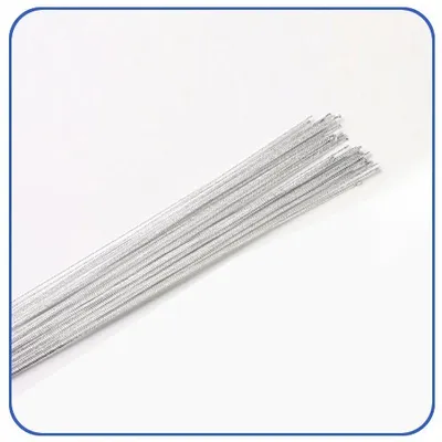 Produktbild von Culpitt Blumendraht Silber 50Stk. 0,5mm
