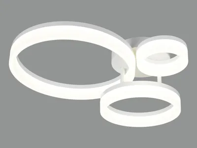 Image de Plafonnier LED, blanc, moderne, L 51 cm