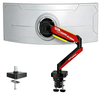 Produktbild von Monitorarm für Bildschirme von 13 bis 49 Zoll, Desktop-Monitorhalterung mit VESA-Standard 75/100 mm
