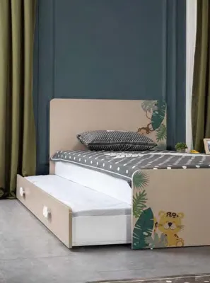 Produktbild von Betten Schlafzimmer Design Einzelbett Kinderzimmer Mädchen Bett Einrichtung Neu