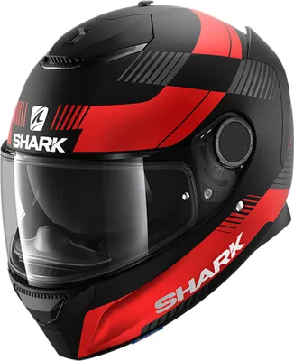 Image de Shark Spartan Strad casque, noir mat/rouge, XL (60/62)