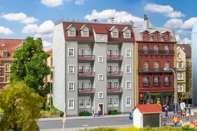 Produktbild von Faller 130751 - 1/87 / H0 Wohnhaus Pritzwalk - Neu