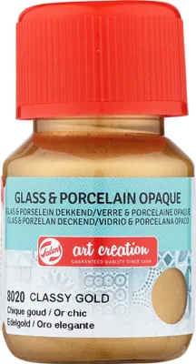 Produktbild von Talens Art Creation Glass und Porzellan Deckend Flasche 30 ml Edelgold 8020