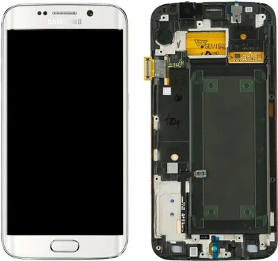 Obrázok produktu pre Náhradný displej LCD dotykového displeja Originálny Samsung Galaxy G925 Sm-G925F White