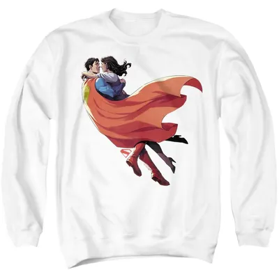 Obrázek produktu pro Mikina Superman – uni, pánská/dámská, model TV40386 (velikost L), bílá