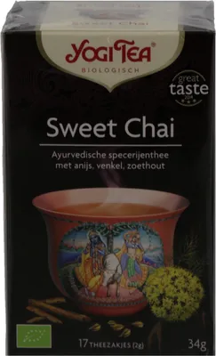 Produktbild von Yogi Tea Sweet chai  (17 stuks)