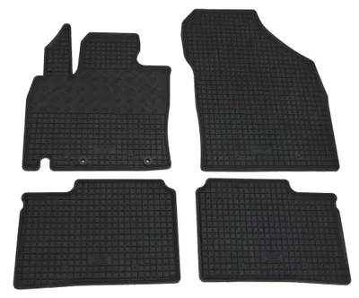 Gummifußmatten Set 4-teilig für Suzuki Ignis (2017-), schwarz