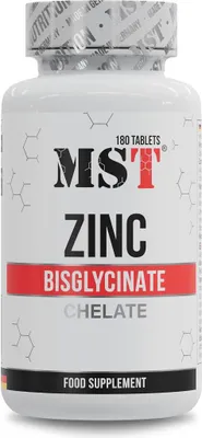 Produktbild von Zinc Chelate Bisglycinate 180 Tabletten