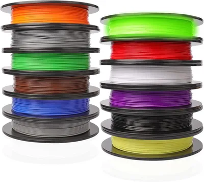 Produktbild von Filament PLA Präzisions-Set zum 3D-Drucken 12 Farben 1,75 mm 6 kg