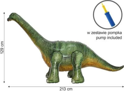 Produktbild von Folienballon „Dino Brachiosaurus“ 213 x 86 x 129 cm – Godan