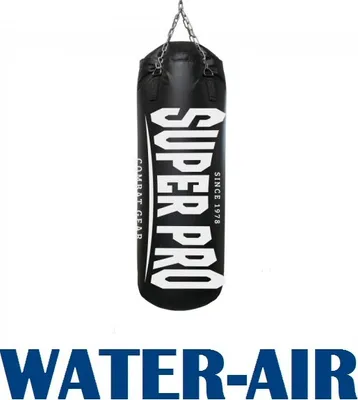 Produktbild von Super Pro Water-Air Punchbag Boxsack 100 cm schwarz, SPKPWAPB100-90100