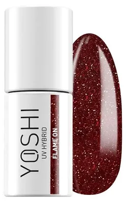 Produktbild von Yoshi | Yoshi Hybridlack 261 Flame On - Hellrot - 6ml - Cat Eye Effekt - Uv Led Nagellack